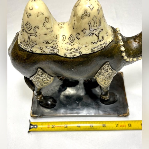 DECORATED CAMEL FIGURINE Statue Sculpture Home Decor Model Artware Room Ornament - Picture 10 of 11